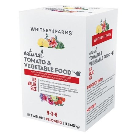 WHITNEY FARMS Whitney Farms 7637002 1 lbs Natural Plant Food for Tomato & Vegetables 7637002